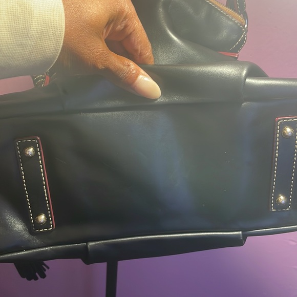 Vintage Dooney & Bourke Tegan Tassels Leather Bag - Picture 3 of 3